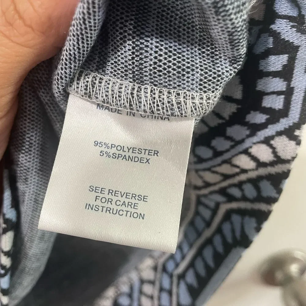 TYLER BOE Morgan Jacquard Dress in Hydro Size Small - Picture 6 of 7